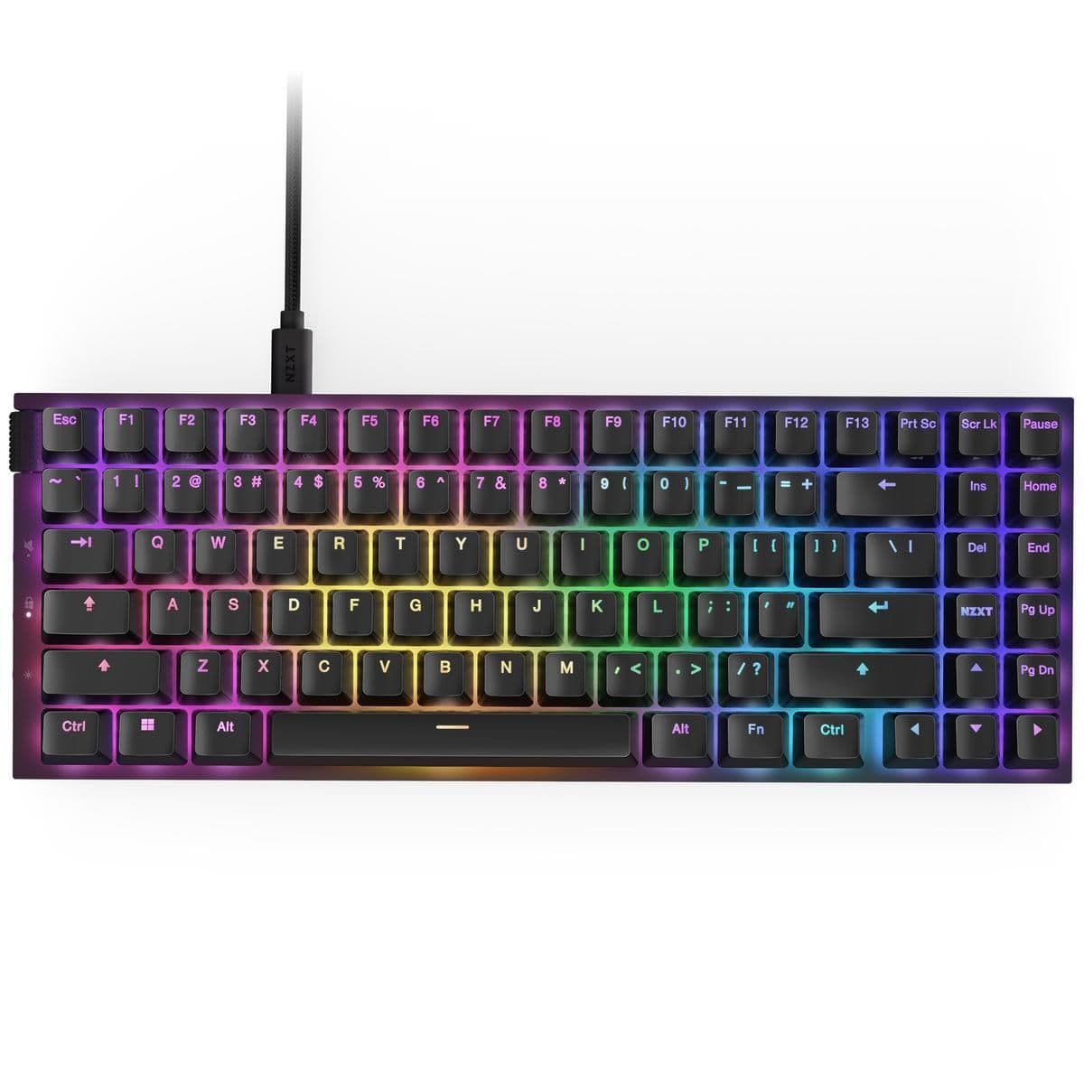 NZXT Function 2 RGB Wired/Wired NZXT Swift Optical 40g Gaming Keyboard image