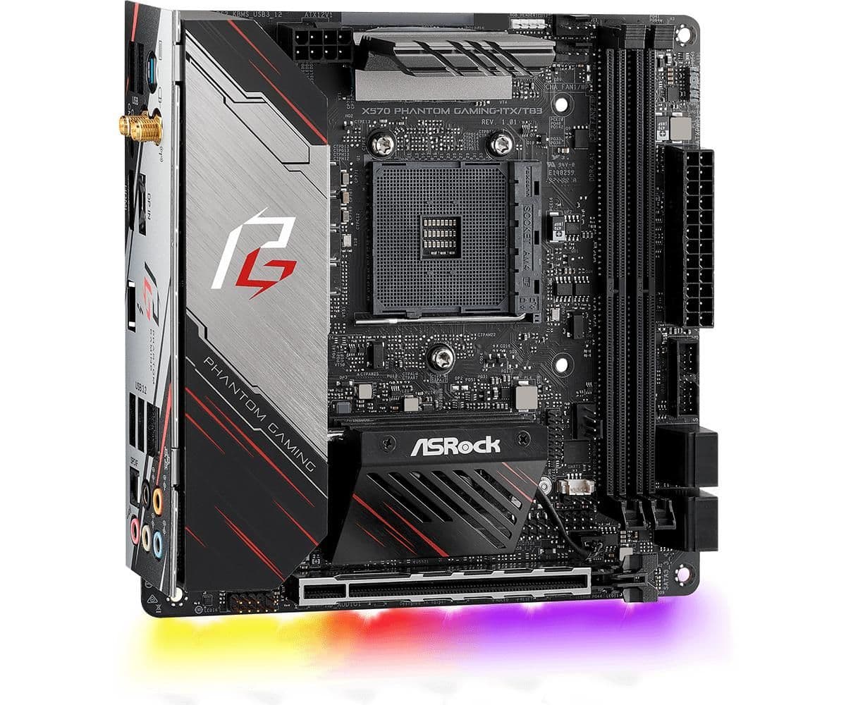ASRock X570 Phantom Gaming-ITX/TB3 AM4 DDR4 Mini ITX image