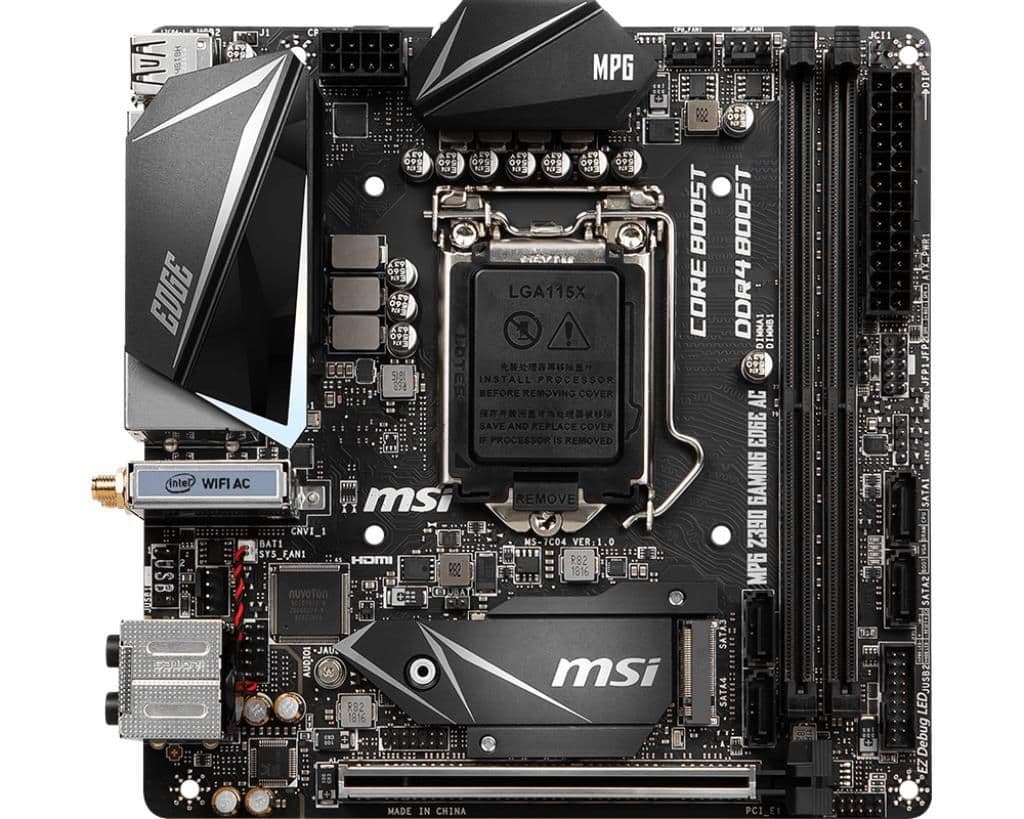 MSI Z390 MPG Z390I GAMING EDGE AC DDR4 Mini ITX image