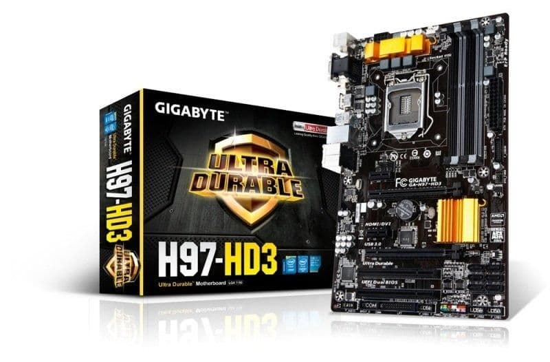 Gigabyte H97 GA-H97-HD3 LGA1150 DDR3 ATX image
