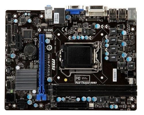 MSI H61 H61M-P31/W8 LGA1155 DDR3 Micro ATX image