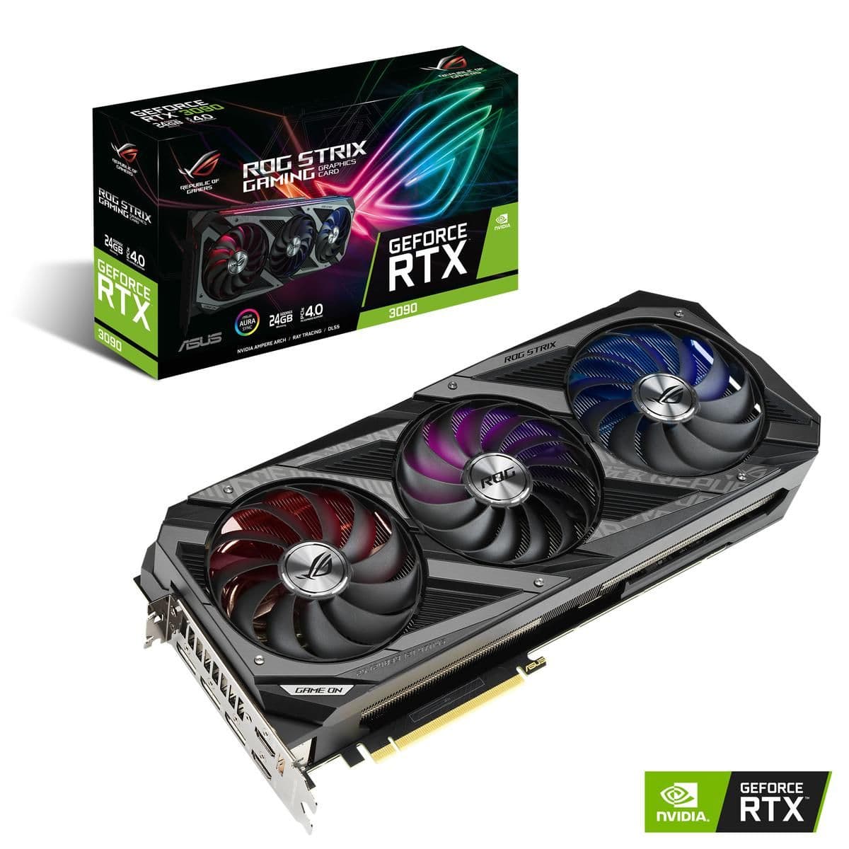 Asus STRIX GAMING GeForce RTX 3090 24GB GDDR6X Black main image