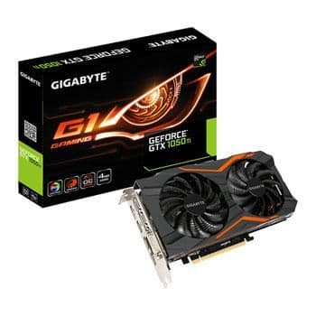 Gigabyte GAMING GeForce GTX 1050 Ti 4GB GDDR5 Black image
