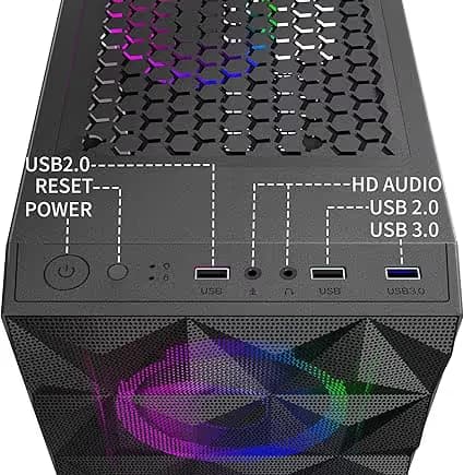 MOROVOL PC Case Outer Ring LED Fans 621-B | BuildCores