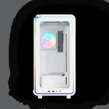 iBUYPOWER Element Pulse X Gaming Case - White | BuildCores