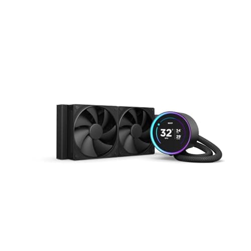NZXT Kraken Elite 240 (2024) 73.47 CFM Water 240mm Black image