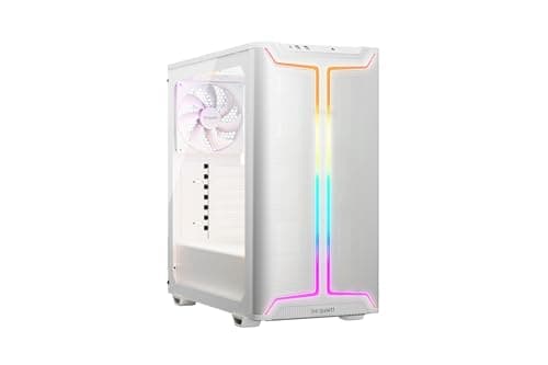 be quiet! Pure Base 501 DX ATX Mid Tower White Tempered Glass image