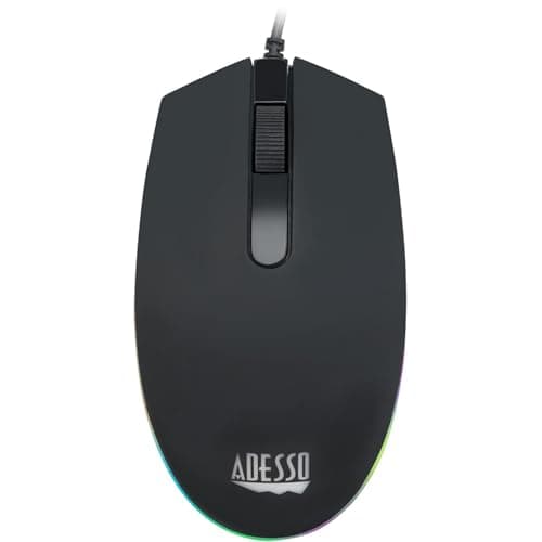 Adesso AKB-137CB RGB Wired Gaming Keyboard With Optical Mouse image