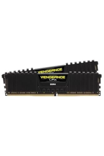 Corsair Vengeance LPX Black / Yellow DDR4-3600 CL18 16GB (2x8GB) image