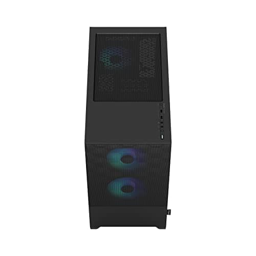 Fractal Design Pop Mini Air Micro ATX Mid Tower Black Tempered Glass Side Panel image