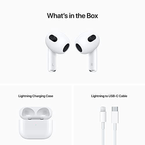 Apple AirPods 3rd Gen Lightning In-Ear Headphones with Microphone image