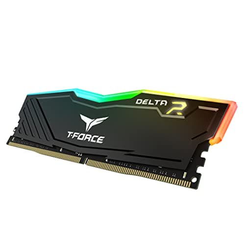 TEAMGROUP T-Force Delta RGB Black DDR4-3600 CL18 16GB (2x8GB) image