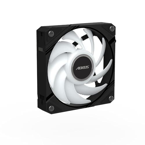 Gigabyte AORUS EZ CHAIN FAN 120mm 60 CFM Black PWM Addressable RGB image