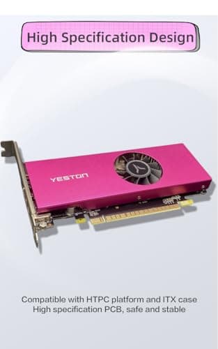 Yeston GeForce RTX 3050 6GB LP 6GB GDDR6 Pink image