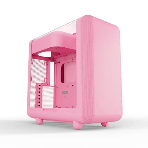 HYTE X50 ATX Mid Tower Pink with Tempered Glass Side Panel and USB 3.2 Gen 2x2 Type-C USB 3.2 Gen 1 Type-A main image
