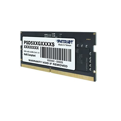 Patriot Signature Line Black SODIMM DDR5-4800 CL46 32GB (1x32GB) image