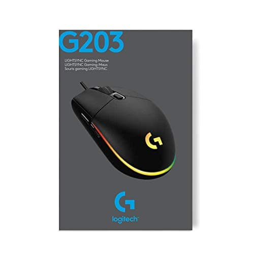Logitech G203 Lightsync Optical Wired Gaming Mouse image