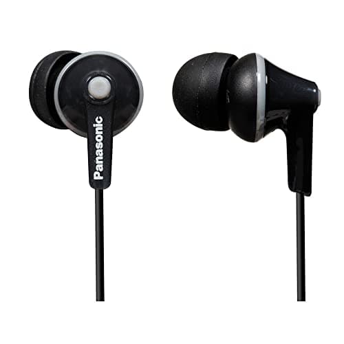Panasonic RP-HJE125-K Closed-Back Wired Earbud Headphones image