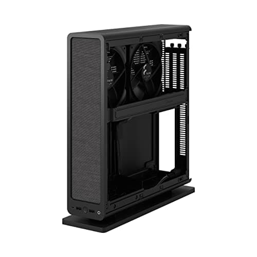 Fractal Design Ridge PCIe 4.0 Mini-ITX Tower Black with Mesh Side Panel and USB 3.2 Gen 2 Type-C / USB 3.2 Gen 1 Type-A image