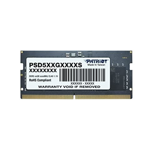 Patriot Signature Line Black SODIMM DDR5-4800 CL46 32GB (1x32GB) image