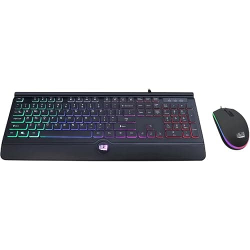 Adesso AKB-137CB RGB Wired Gaming Keyboard With Optical Mouse image