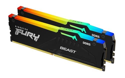 Kingston FURY Beast RGB Black DDR5-6000 CL30 64GB (2x32GB) image