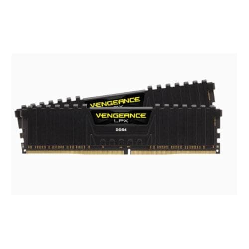 Corsair Vengeance LPX Black / Yellow DDR4-2666 CL16 16GB (2x8GB) image