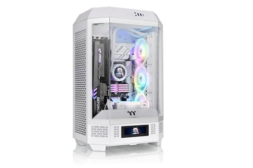 Thermaltake The Tower 300 MicroATX Mini Tower Tempered Glass Side Panel - Snow main image