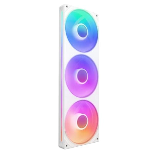 NZXT F360 RGB CORE 360mm RGB LED Single-Frame RGB Fan Unit White main image