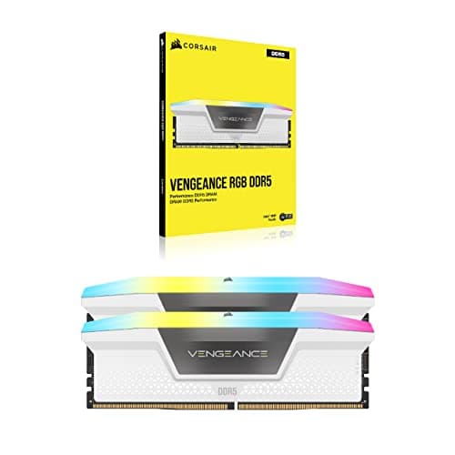 Corsair Vengeance RGB White DDR5-5200 CL40 32GB (2x16GB) image