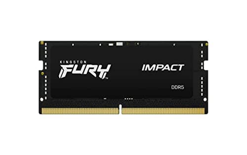 Kingston FURY Impact Black DDR5-6400 SODIMM CL38 16GB (1x16GB) image