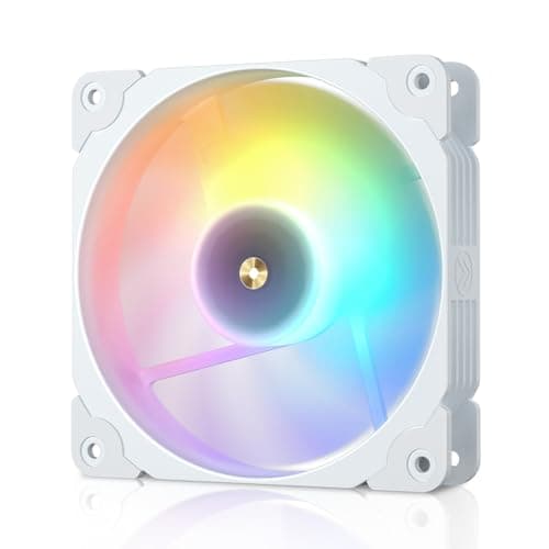 Vetroo SA-120 120mm White Addressable RGB PWM 58.18 CFM 1-Pack image