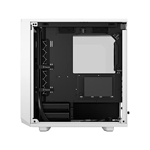 Fractal Design Meshify 2 Mini MicroATX Mid Tower White/Black Tempered Glass Side Panel, USB 3.2 Gen 2 Type-C and USB 3.2 Gen 1 Type-A image