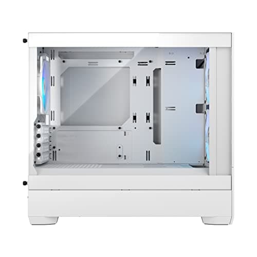 Fractal Design Pop Mini Air Micro ATX Mid Tower White with Tempered Glass Side Panel and USB 3.2 Gen 1 Type-A Front Panel image