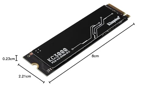 Kingston KC3000 1TB M.2 SSD PCIe 4.0 NVMe image