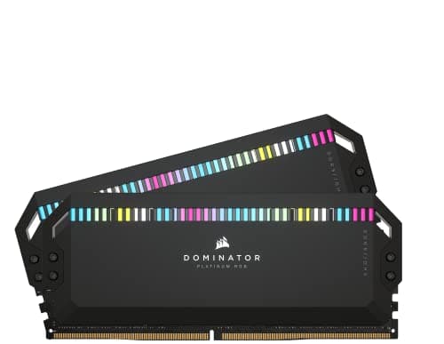 Corsair Dominator Platinum RGB Black DDR5-6200 CL36 32GB (2x16GB) image