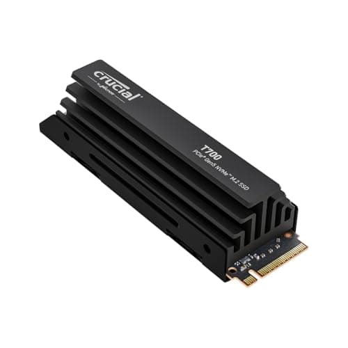 Crucial T700 W/Heatsink 1TB SSD M.2-2280 PCIe 5.0 X4 NVMe main image