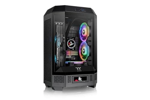 Thermaltake The Tower 300 MicroATX Mini Tower Tempered Glass Side Panel - Black main image