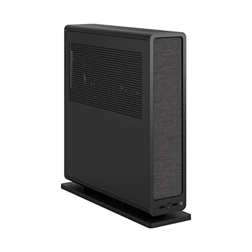 Fractal Design Ridge PCIe 4.0 Mini-ITX Tower Black with Mesh Side Panel and USB 3.2 Gen 2 Type-C / USB 3.2 Gen 1 Type-A image