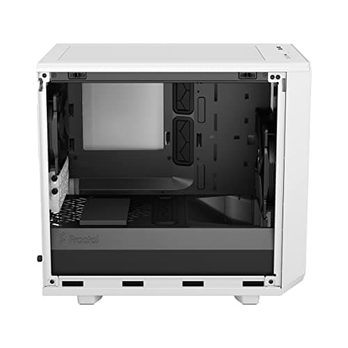 Fractal Design Meshify 2 Nano Mini-ITX Tower White with Tempered Glass Side Panel and USB 3.2 Gen 2 Type-C USB 3.2 Gen 1 Type-A image