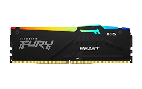 Kingston FURY Beast RGB Black DDR5-5600 CL36 16GB (1x16GB) image