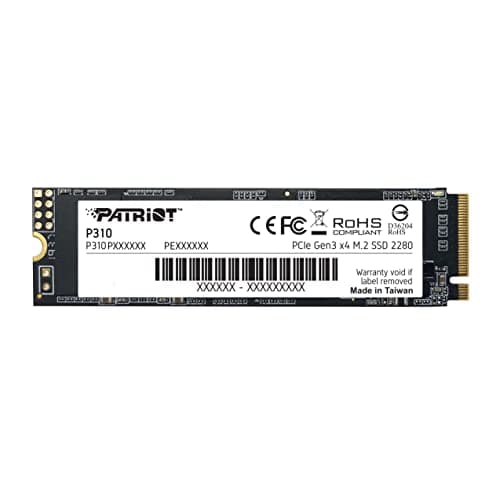 Patriot P310 480GB SSD M.2-2280 PCIe 3.0 x4 NVMe image