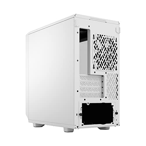 Fractal Design Meshify 2 Mini MicroATX Mid Tower White/Black Tempered Glass Side Panel, USB 3.2 Gen 2 Type-C and USB 3.2 Gen 1 Type-A image