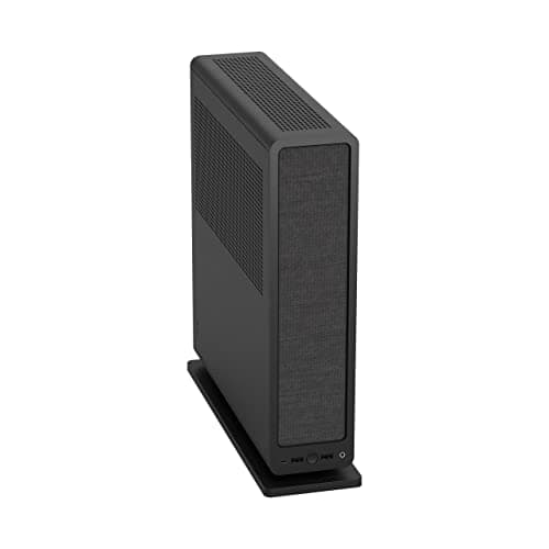 Fractal Design Ridge PCIe 4.0 Mini-ITX Tower Black with Mesh Side Panel and USB 3.2 Gen 2 Type-C / USB 3.2 Gen 1 Type-A image