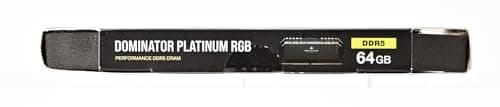 Corsair Dominator Platinum RGB DDR5-6600 CL32 64GB (2x32GB) image