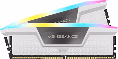 Corsair Vengeance RGB White DDR5-5200 CL40 32GB (2x16GB) image