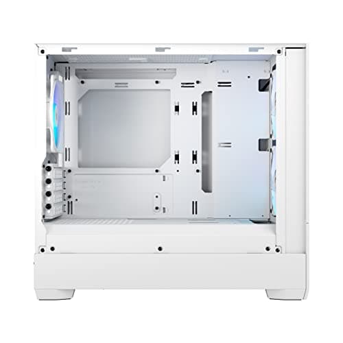 Fractal Design Pop Mini Air Micro ATX Mid Tower White with Tempered Glass Side Panel and USB 3.2 Gen 1 Type-A Front Panel image