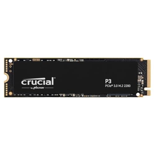 Crucial P3 500GB SSD M.2-2280 PCIe 3.0 x4 NVMe image