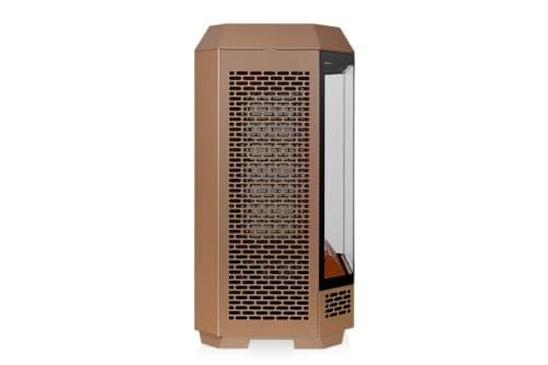 Thermaltake The Tower 300 MicroATX Mini Tower Tempered Glass Side Panel - Gravel Sand image