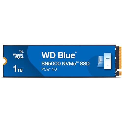 Western Digital WD Blue SN5000 1TB SSD M.2-2280 PCIe 4.0 X4 NVMe main image